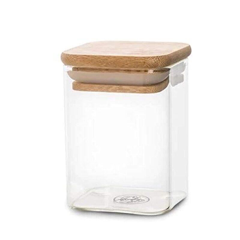 

Little Label Little storage square jar 200ml, Multicolour