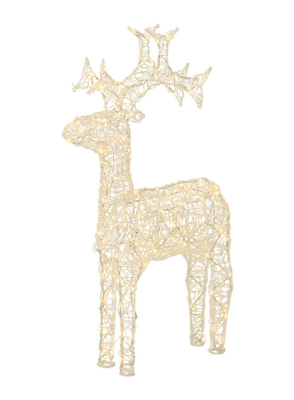 

Kaemingk Led Reindeer Soft Acrylic Reindeer Transparent, 89cm, Warm White