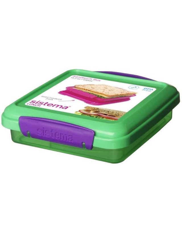 Sistema Sandwich Box 450ML Green