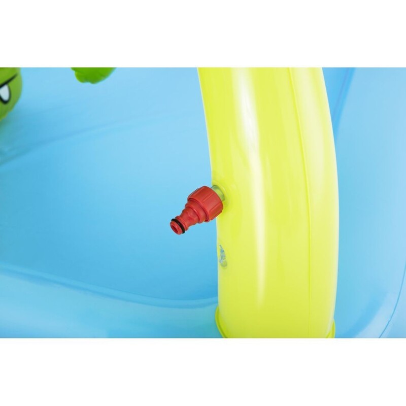 Bestway Fantastic Aquarium Playcenter Pool, Fun For Childrens, Safety Valves,Includes 1 Dolphin, 2 Fish And A Ring Toss Octopus Game With 2 Inflatable Rings!  2.39M X 2.06M X 86Cm 53052