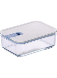 Neoflam Perfect Seal Rectangle Glass Storage Container 1600ml, Airtight Food Container With Lid, Kitchen Storage Organizer, Lunch Box, Meal Prep Container Set Microwave, Oven Safe (PS-GR-160)