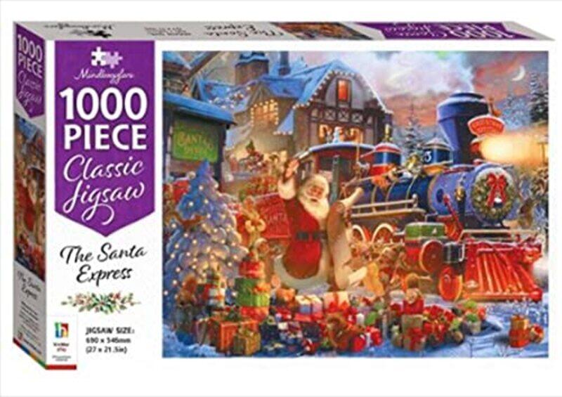 Hinkler 1000-Piece Santa Express Christmas Jigsaw Puzzle Kit