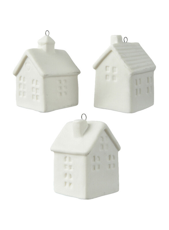 

Kaemingk Porcelain House, 6.5cm, 1 Piece, White