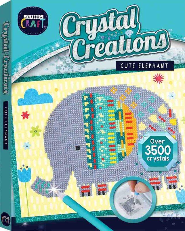 

Hinkler Curious Craft Crystal Creations Cute Elephant Kit, Multicolour