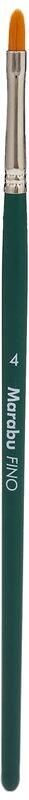 

Marabu Fino Filbert No. 4 Brush, Green