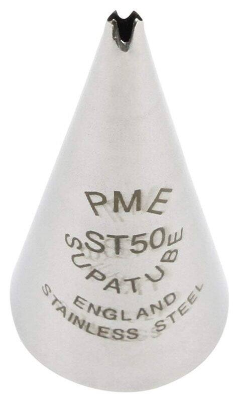 

Pme Seamless Stainless Steel Small Leaf Supatube No. 50, 1.72 x 3.5 cm, Silver