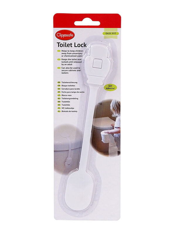 

Clippasafe Toilet Lock, White