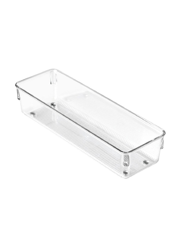 IDesign Linus Plastic D. Organizer, 5.8cm, Clear