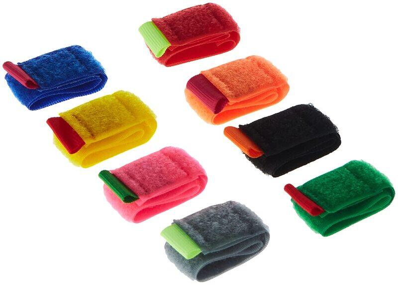 

Universal Kikkerland 8-Piece US79 Color Cable Ties, Assorted Colours
