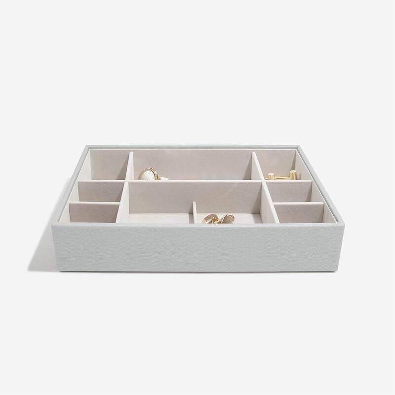 

Stackers Supersize Watch/Jewellery Box, Pebble Grey