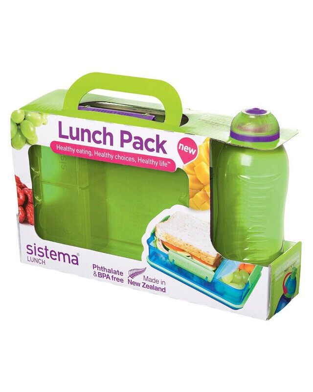 

Sistema Snack Attack Duo And Bottle Lunch Pack Green