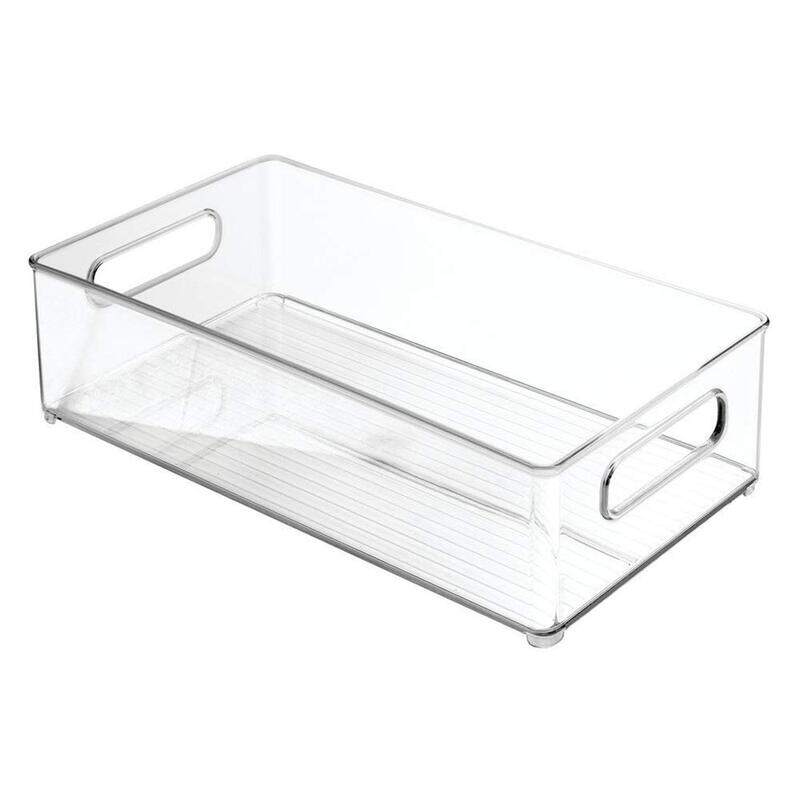 

InterDesign Plastic Linus Bath Binz, Clear