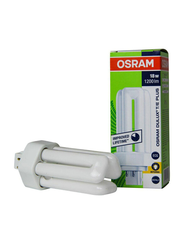 

Osram Dulux T/E Plus CFL 18W 4 Pin Long, Warm White