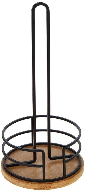 

AQ RYU Bamboo Wire Paper Towel Stand, Multicolour