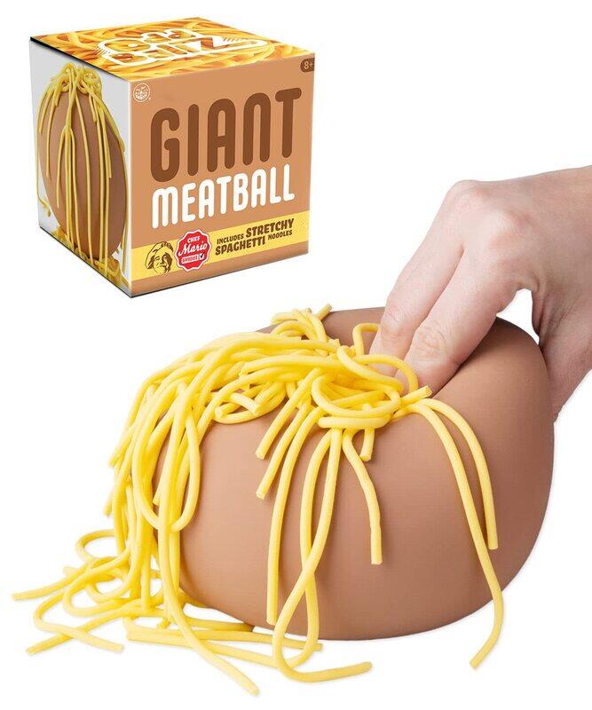 

Play Visions Giant Meatball Stress Ball, Multicolour, Ages 8+ Years