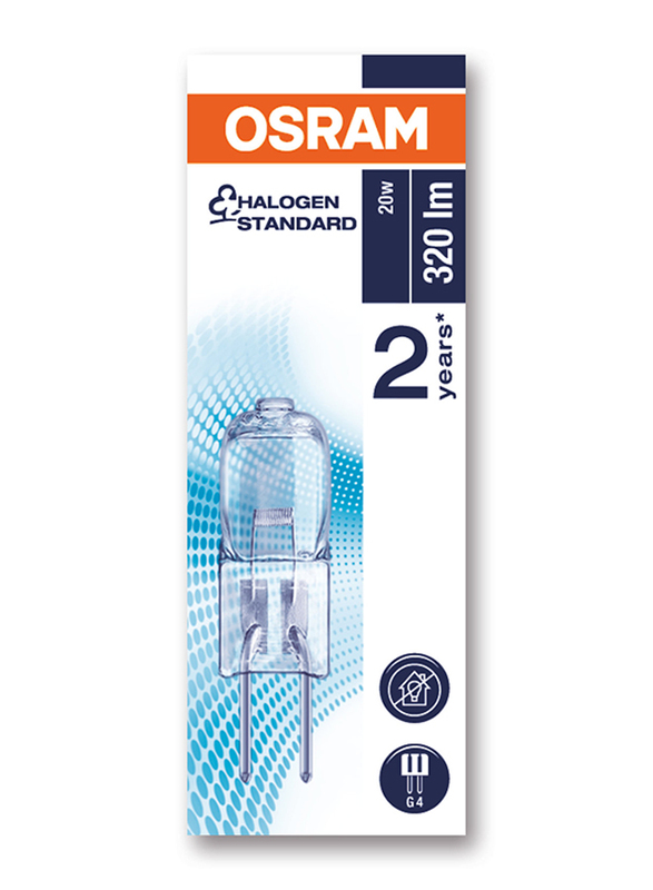 Osram Capsule 12V Lamp 20W, Clear