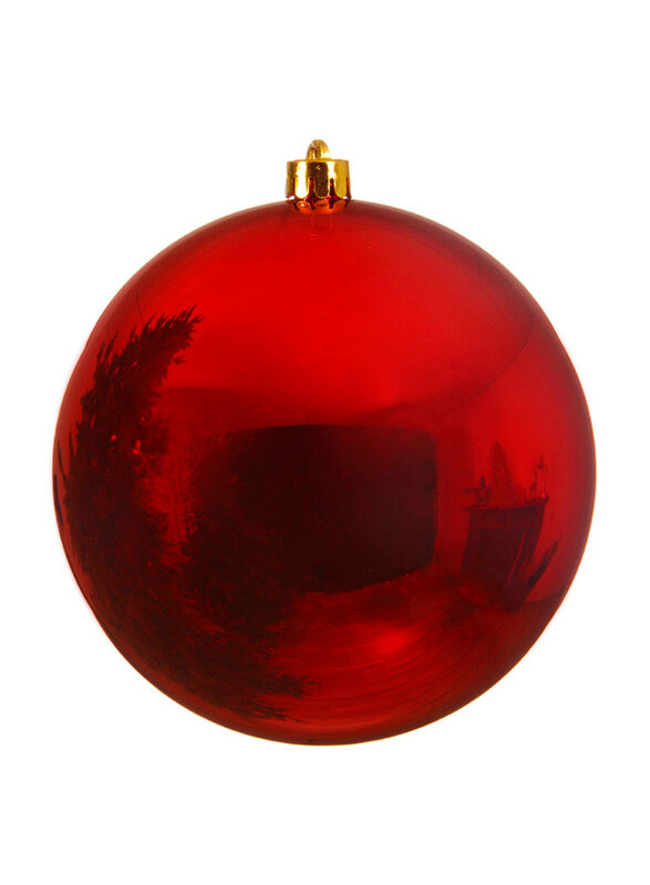 

Kaemingk Shatterproof Shiny Bauble, 14cm, Red