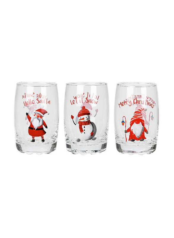 

Koopman Xmas Drinking Glass Set, Assorted