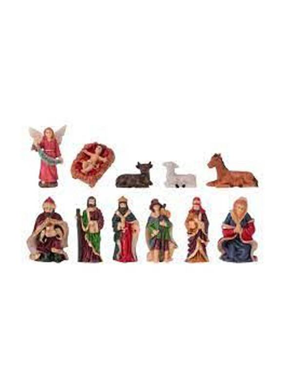 

Homesmiths 10cm Nativity Figurines, 11 Pieces, Multicolour