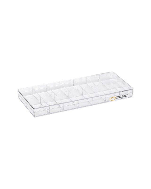 

Homesmiths Transparent Box, 14 Dividers, Clear