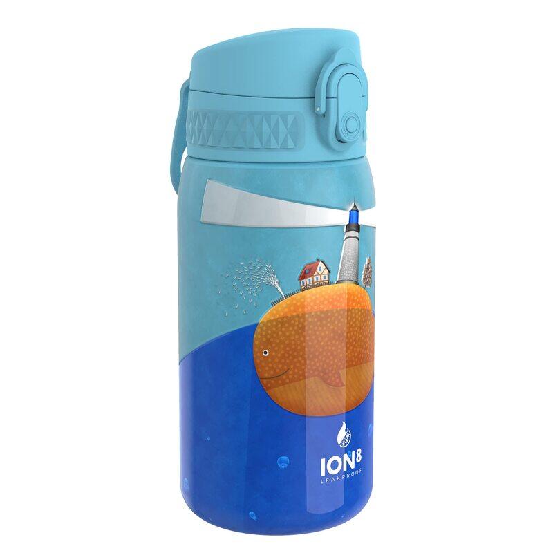 

Ion8 Vacuum Insulated Steel Leak Proof Kids' Water Bottle, 320ml, Whale Lighthouse