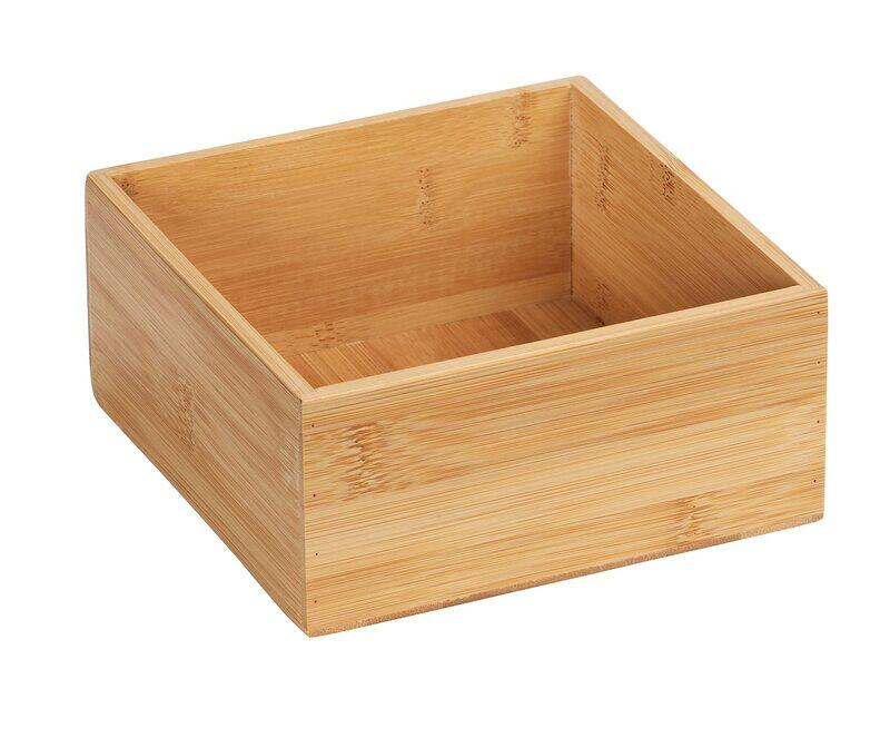 

Wenko Terra M Bathroom Shelf Bamboo Tray, 15 x 7 x 15cm, Natural