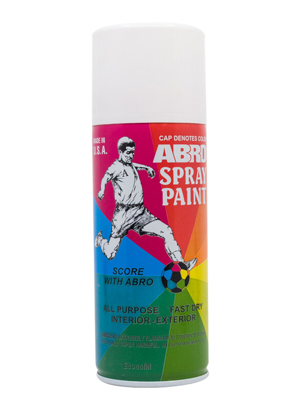 

Abro Spray Paint, 8oz, White