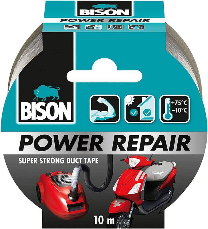 

Bison 10 Meter Power Repair Super Strong Duct Tape, Multicolour