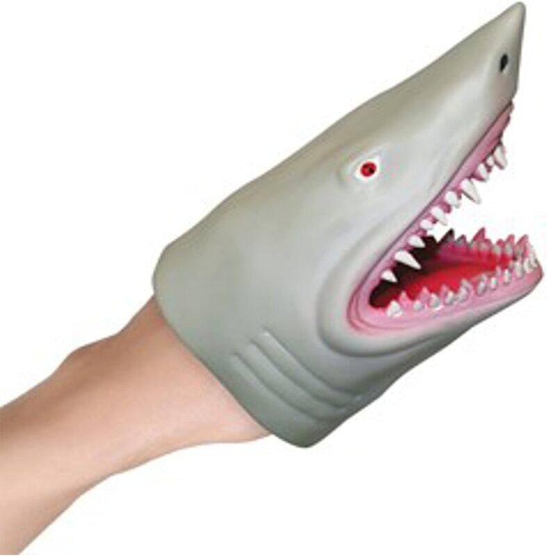 

Play Visions Flexible Great White Shark Hand Puppet Toy, 1 Piece, Ages 5+