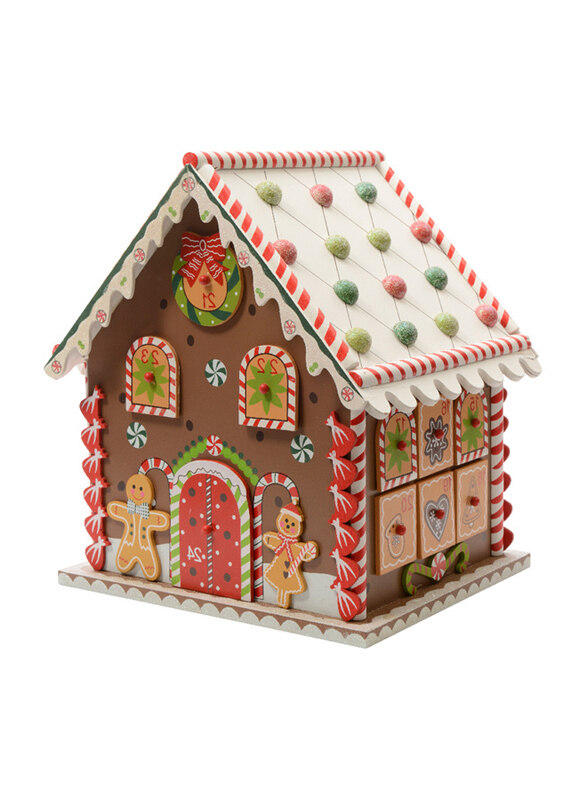 

Kaemingk Advent Calendar Wooden House, 1 Piece, Multicolour