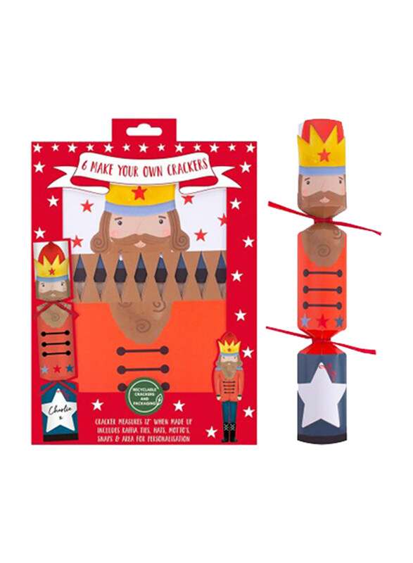 

Rsw Christmas Myo Nutcracker Crackers, 6 Pieces x 12 inch, Multicolour