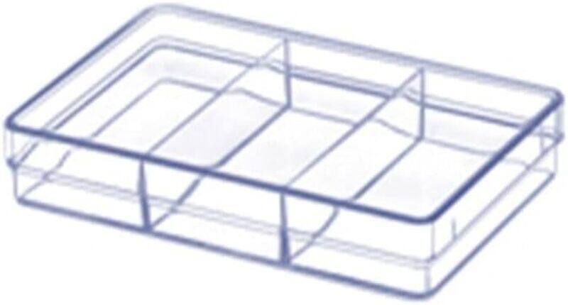 

Homesmiths Transparent Box, 3 Dividers, Clear