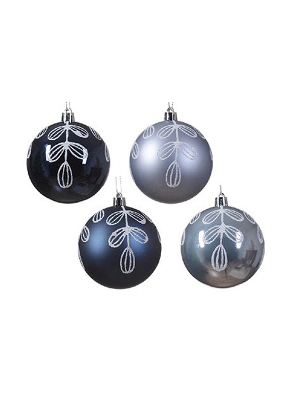 

Kaemingk Decoris Bauble Shatterproof Matt & Shiny Leaf, 8cm, Assorted Colour