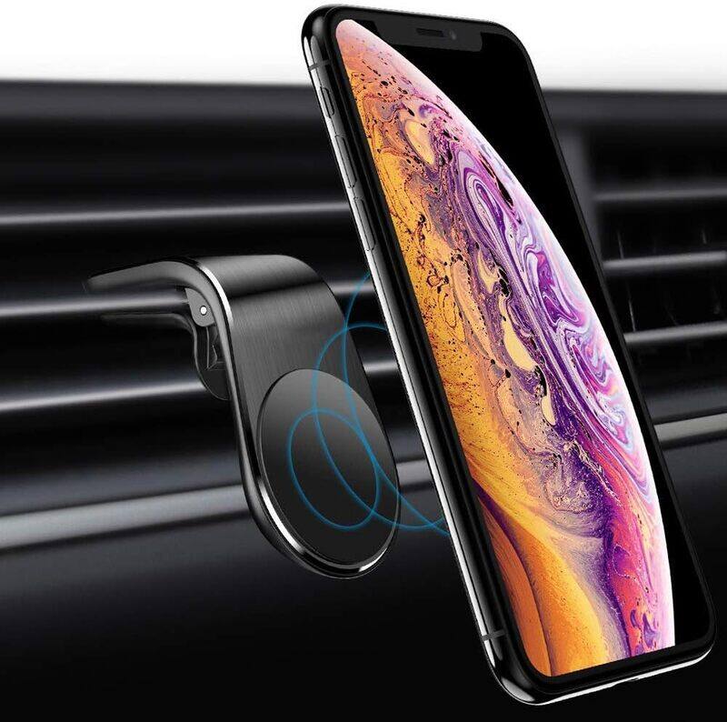 

N/A Trands Magnetic Air vent Phone Holder, Silver