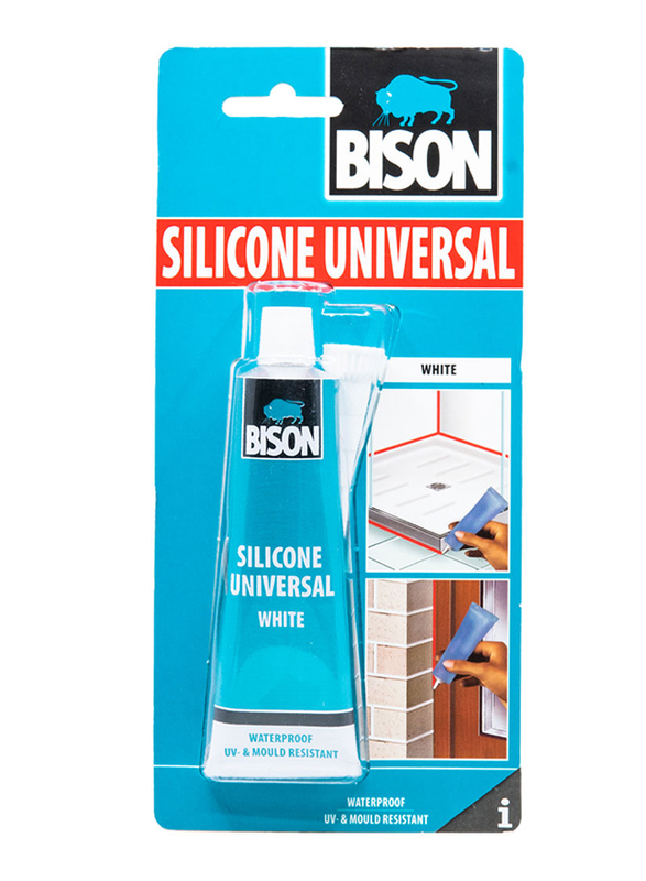 Bison Silicone Universal Adhesive, White