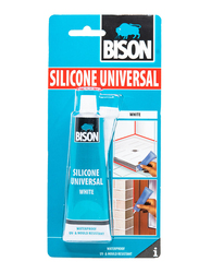 Bison Silicone Universal Adhesive, White
