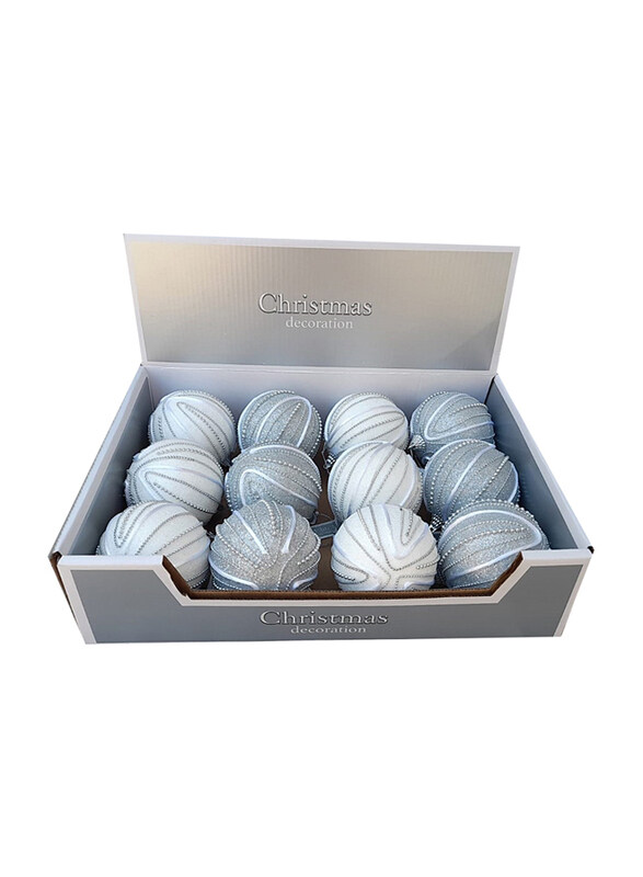 

Homesmiths Xmas Ball, 80mm, Glitter Assorted