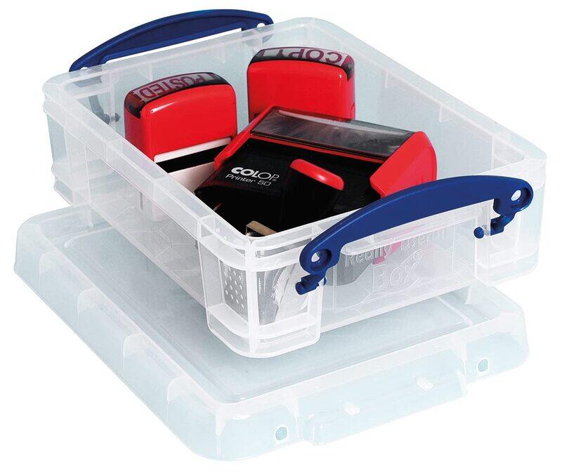 

Really Useful Box Storage Box, 1.75 Litre, Clear