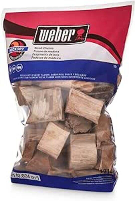 

Weber 1.8Kg Hickory Wood Chunks