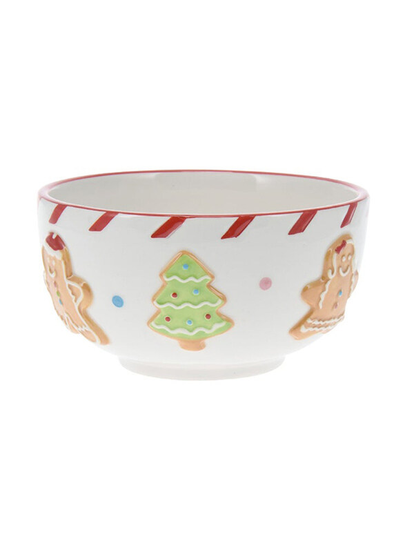 

Koopman 12cm Xmas Gingerbread Cookie Bowl, Multicolour