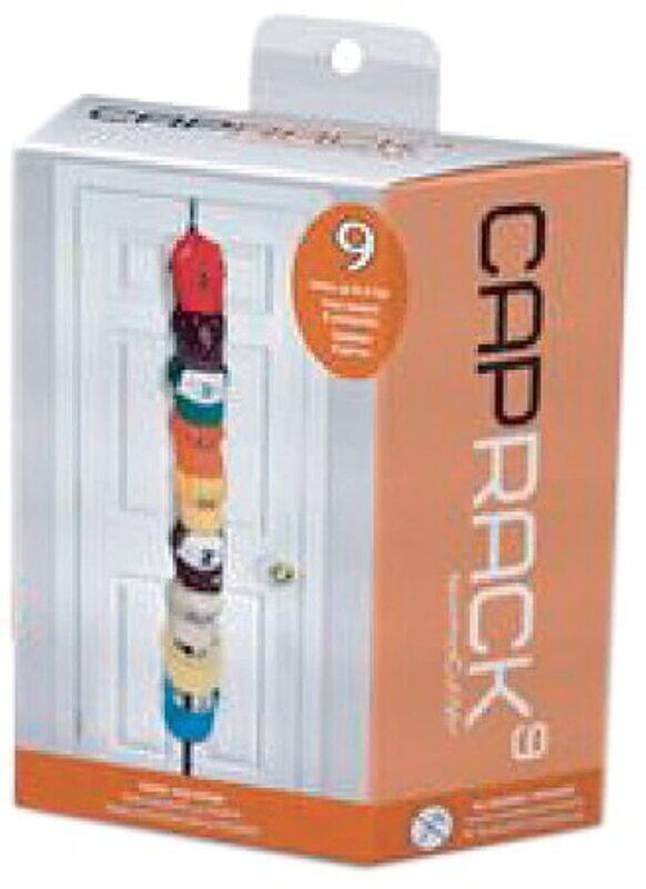 

Perfect Curve Cap 9 Hooks Rack, Black