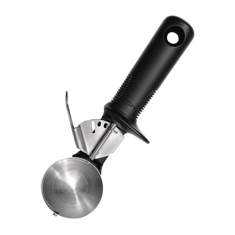 

Oxo Good Grip Trigger Ice Cream Scoop, Black/Silver