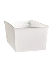 Inomata Hokan-sho Plastic Wide Simple Storage, White