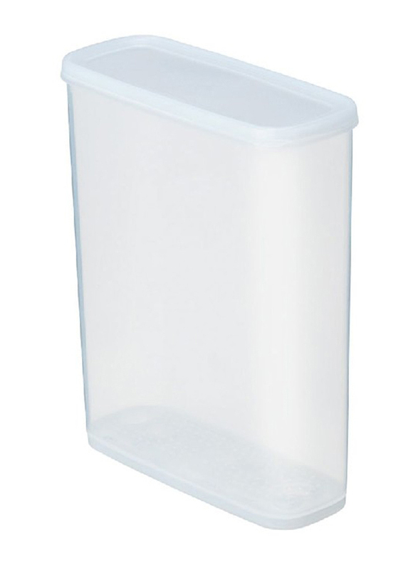 Inomata Hokan-sho Plastic Dry Food Stocker, White