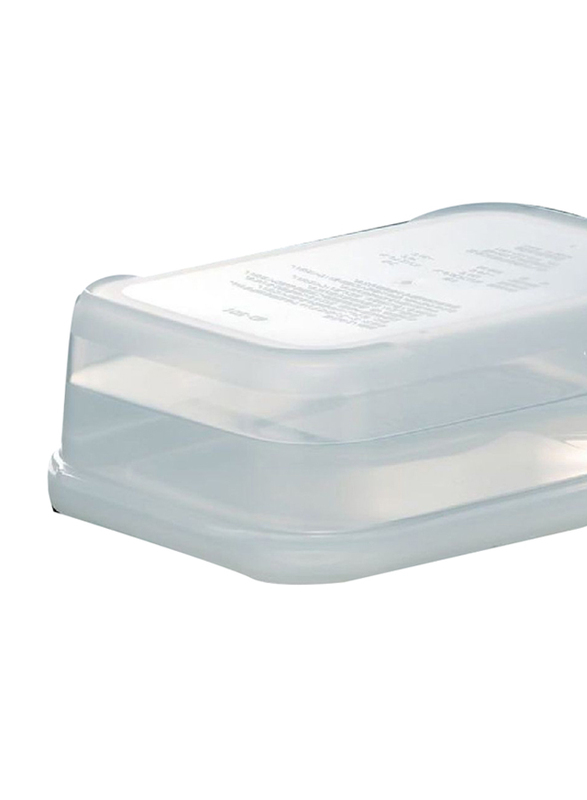 Inomata Hokan-sho Plastic Food Storage, 520ml, Clear