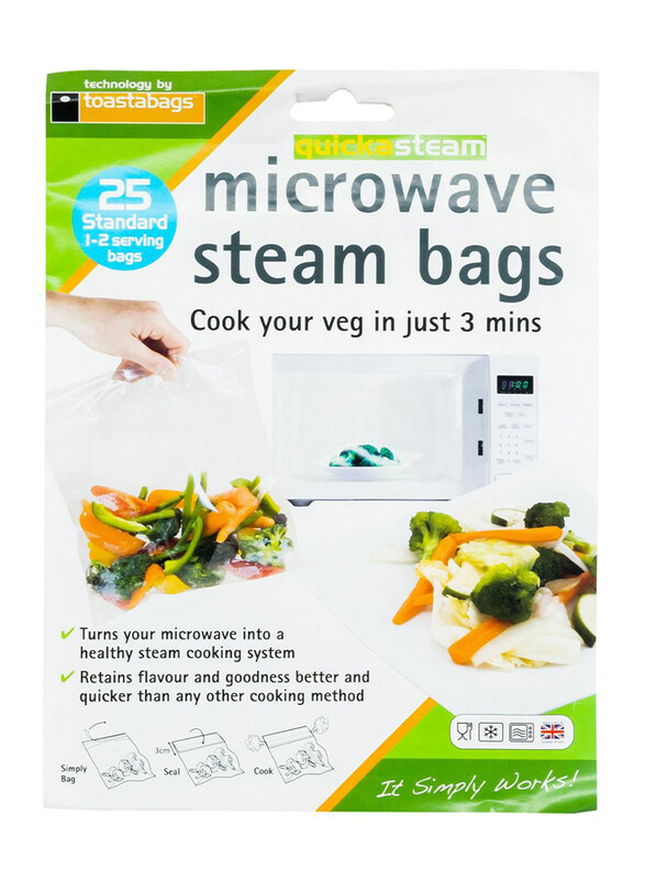 

Toastabags Microwave Steam Bags, 25 Pieces