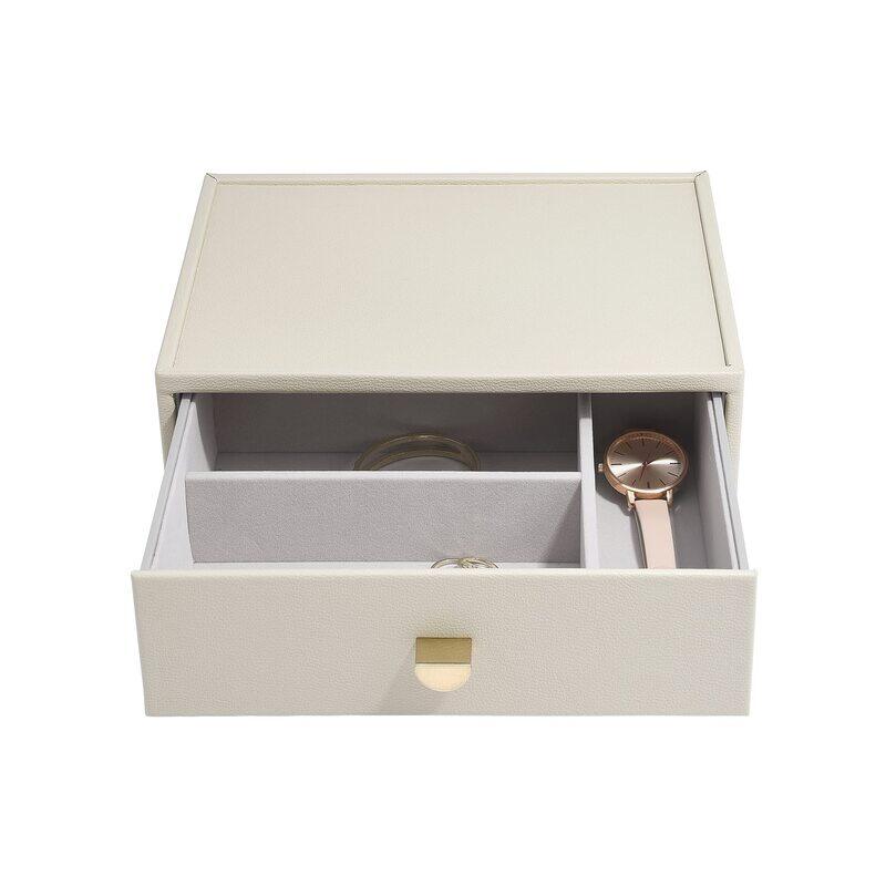 

Stackers Classic Deep 3 Drawer, Pebble Oatmeal Grey