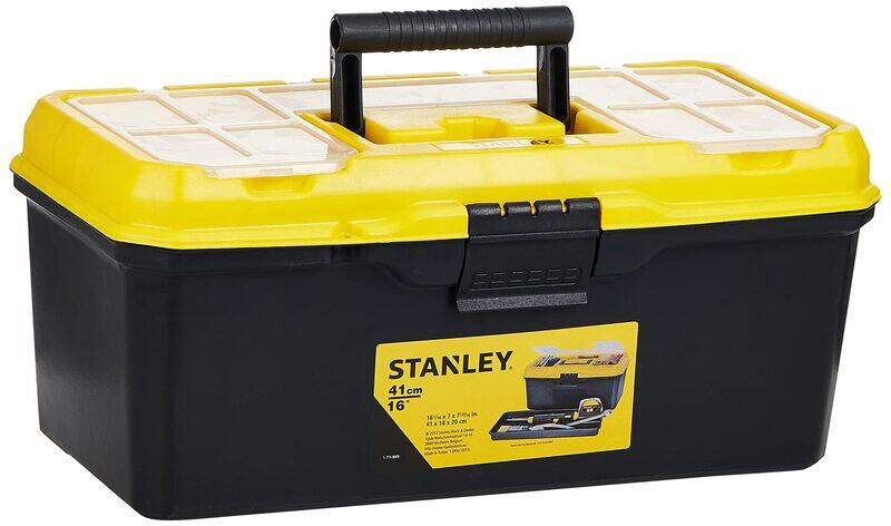 

Stanley 16-Inch Plastic Tool Box, 1-71-949, Black/Yellow