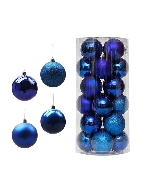 

Kaemingk Baubles Shatterproof, 6cm, Blue