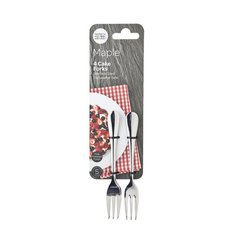 

Taylor'S Eye Witness 4-Piece Cake Forks Set, Silver